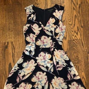 Gorgeous Navy French connection floral dress 2